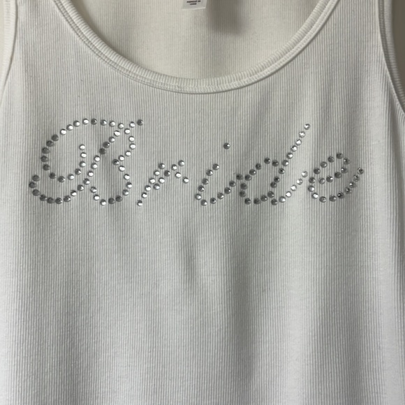 BRAND NEW “BRIDE”TANK TOP - Picture 2 of 4